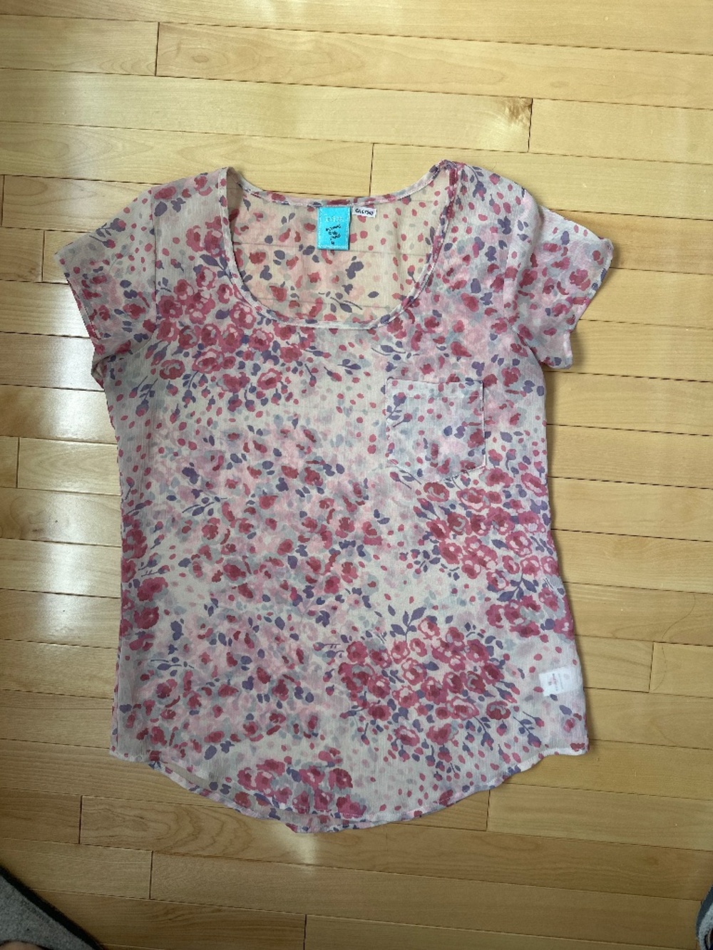 Beautiful pink floral top